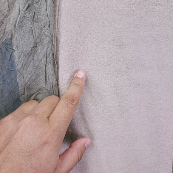 Vintage R&M Richards by Karen Kwong Colorful Earth Tones Modest Sheer Top 10 - Picture 10 of 15